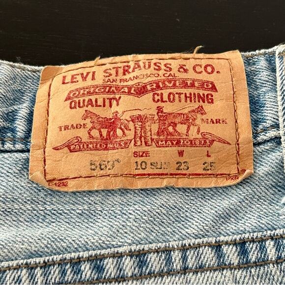 Levi's Reworked Vintage Blue A-Line Mini Skirt XS - Picture 4 of 12